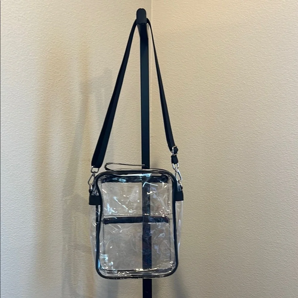 Transparent Black Crossbody Bag NWOT